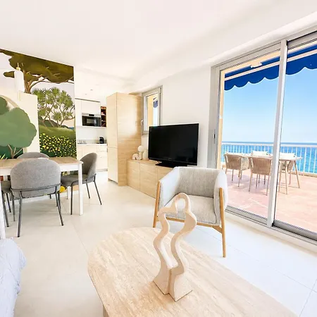 Apartment Stella Mare 2-vue Mer-clim-terrasse Menton